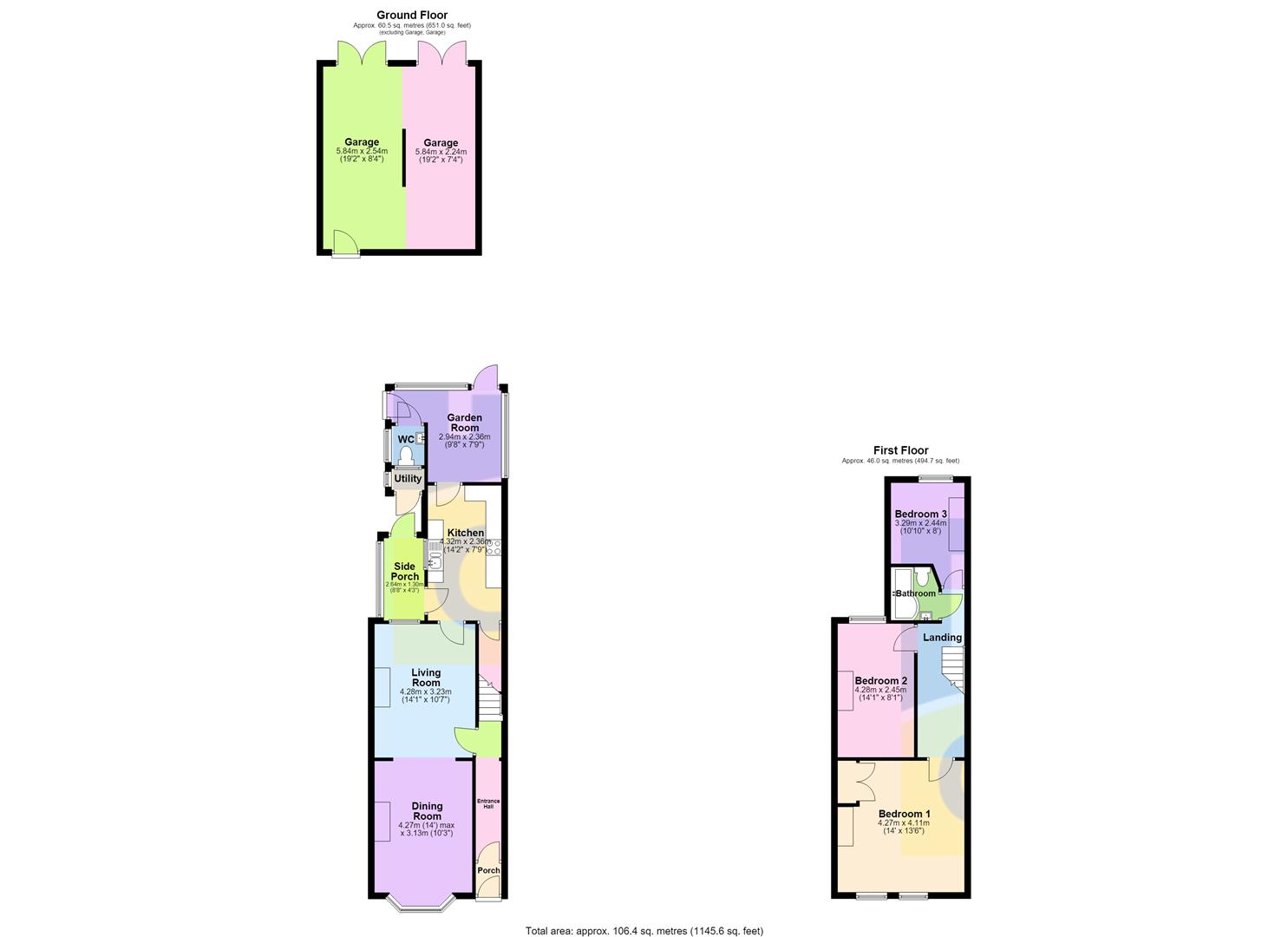 146, Belmont Road, Hereford floorplan