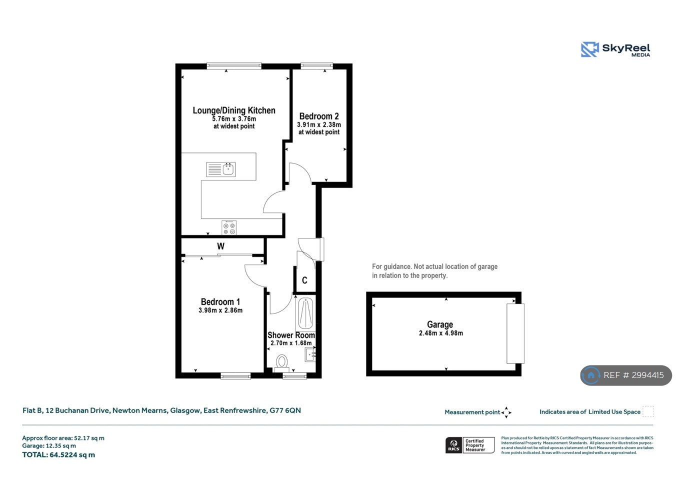B Buchanan Drive, Newton Mearns, Glasgow floorplan