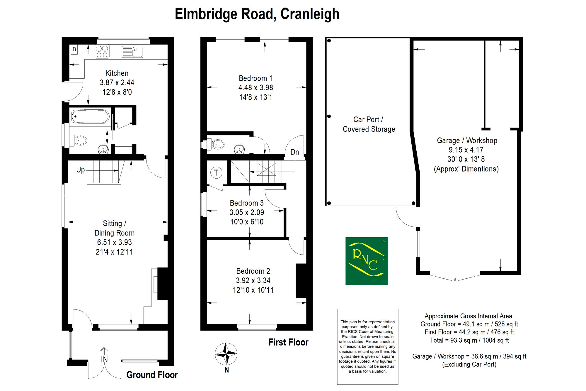 7 Elmbridge Road, Cranleigh floorplan
