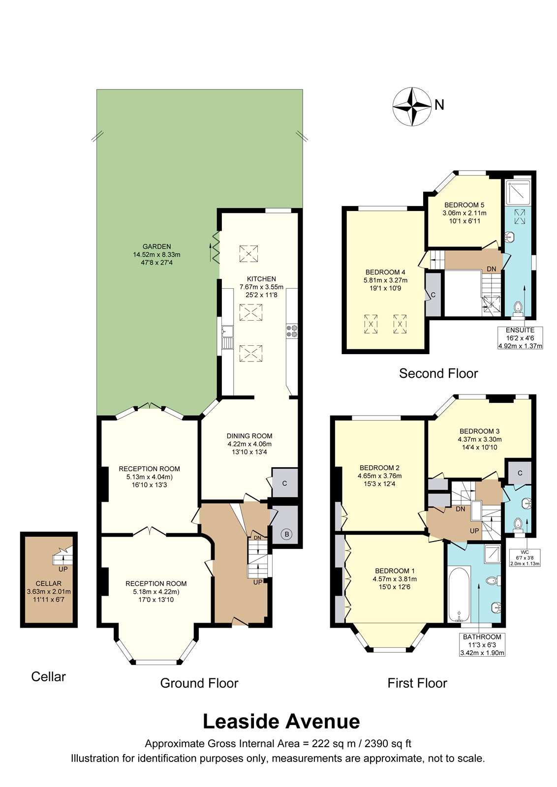 Leaside Avenue, London floorplan