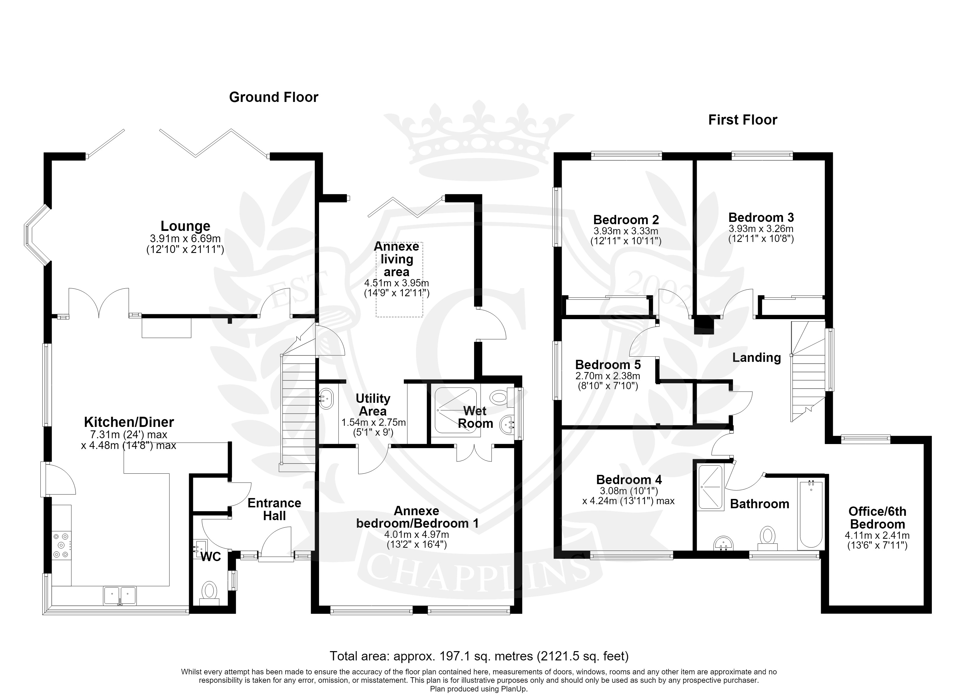 6, East Hill Close, Hampshire floorplan