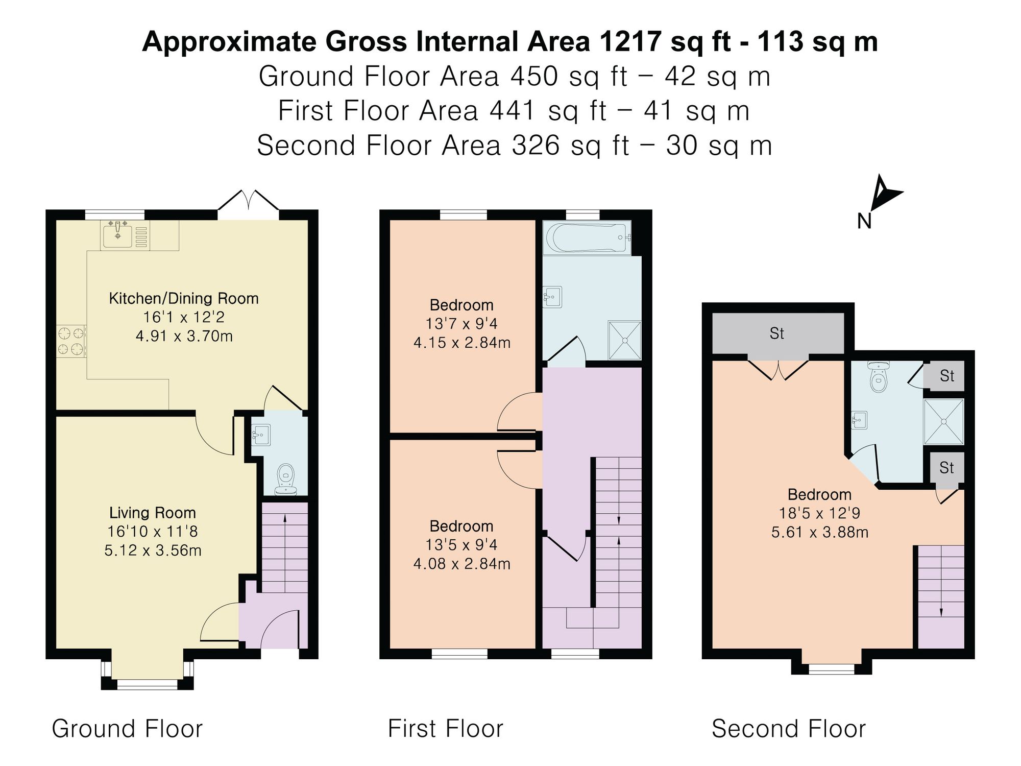 10 Gorse Lane, St. Austell floorplan