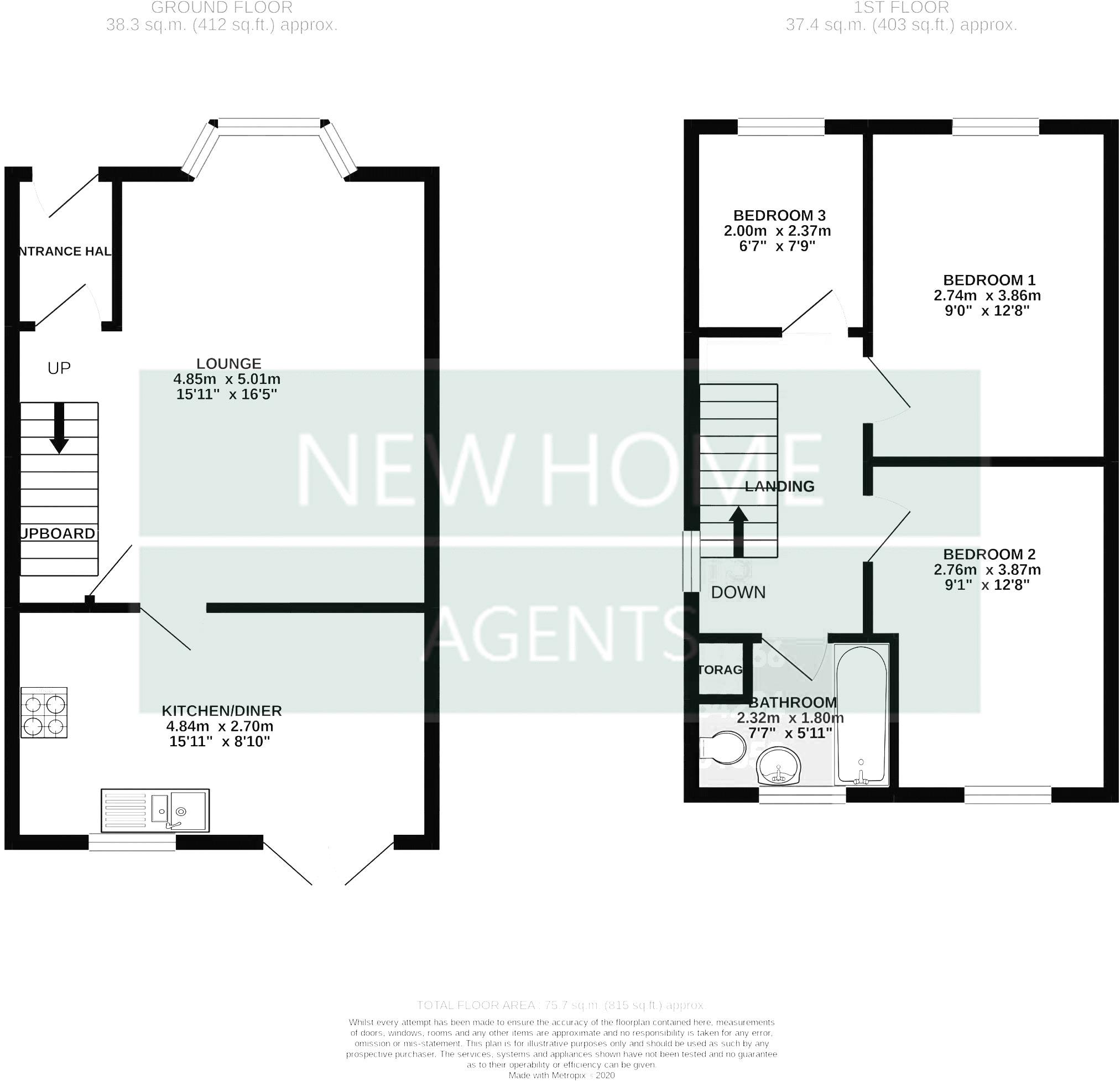 27, Ferndown Drive, Immingham floorplan