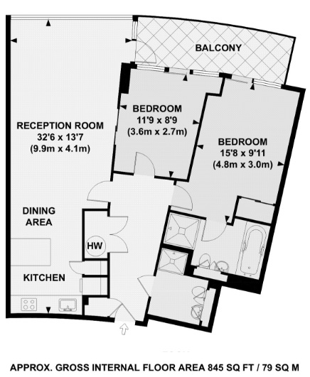 2 Bedrooms Flat to rent in Hepworth Court, Gatliff Road, Grosvenor Waterside SW1W