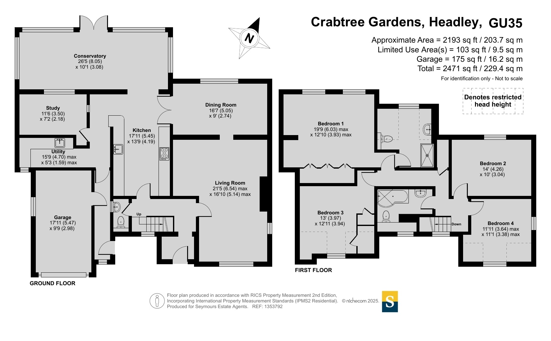 2, Crabtree Gardens, Hampshire floorplan