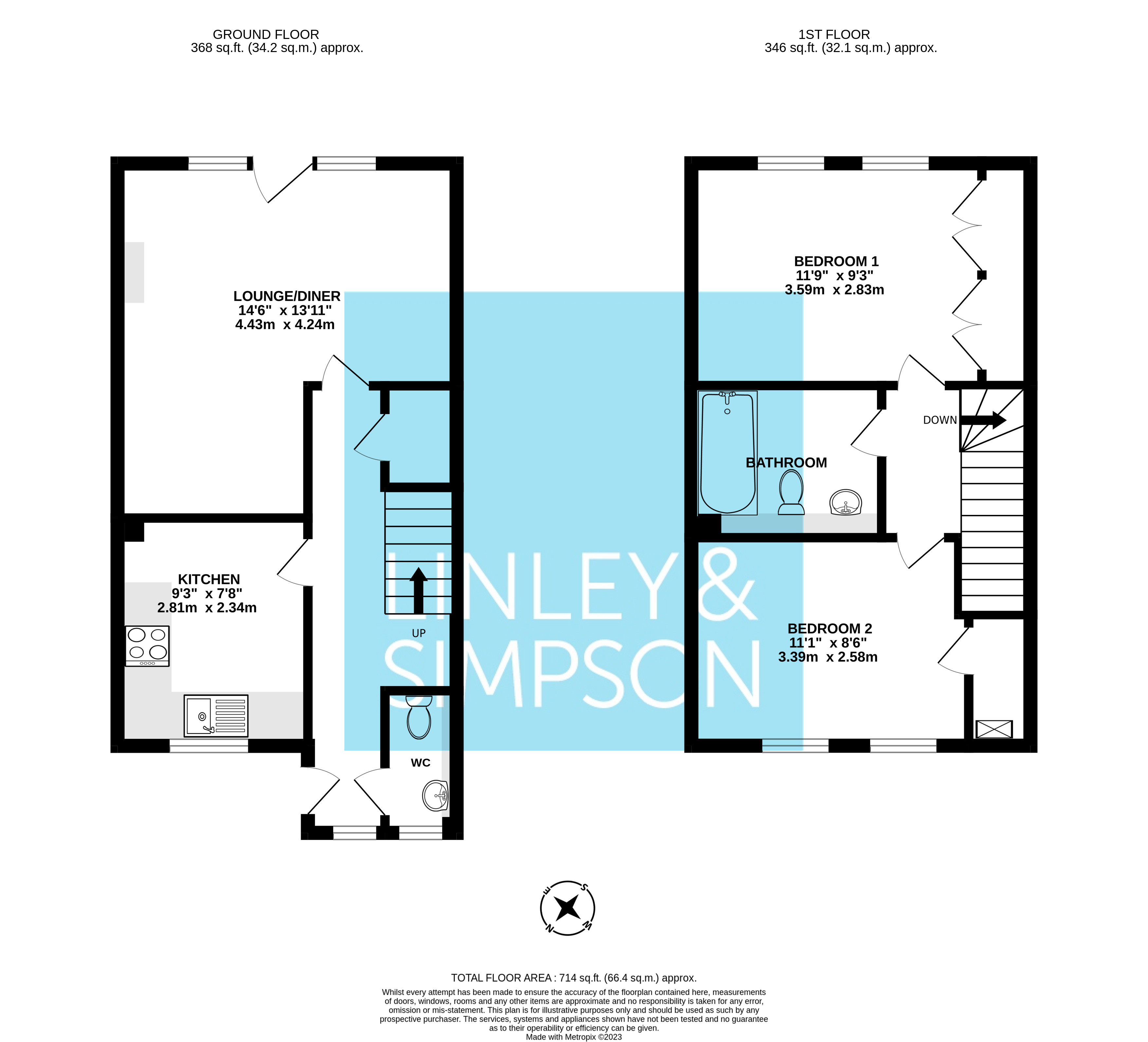21, St. Hildas Mews, York floorplan