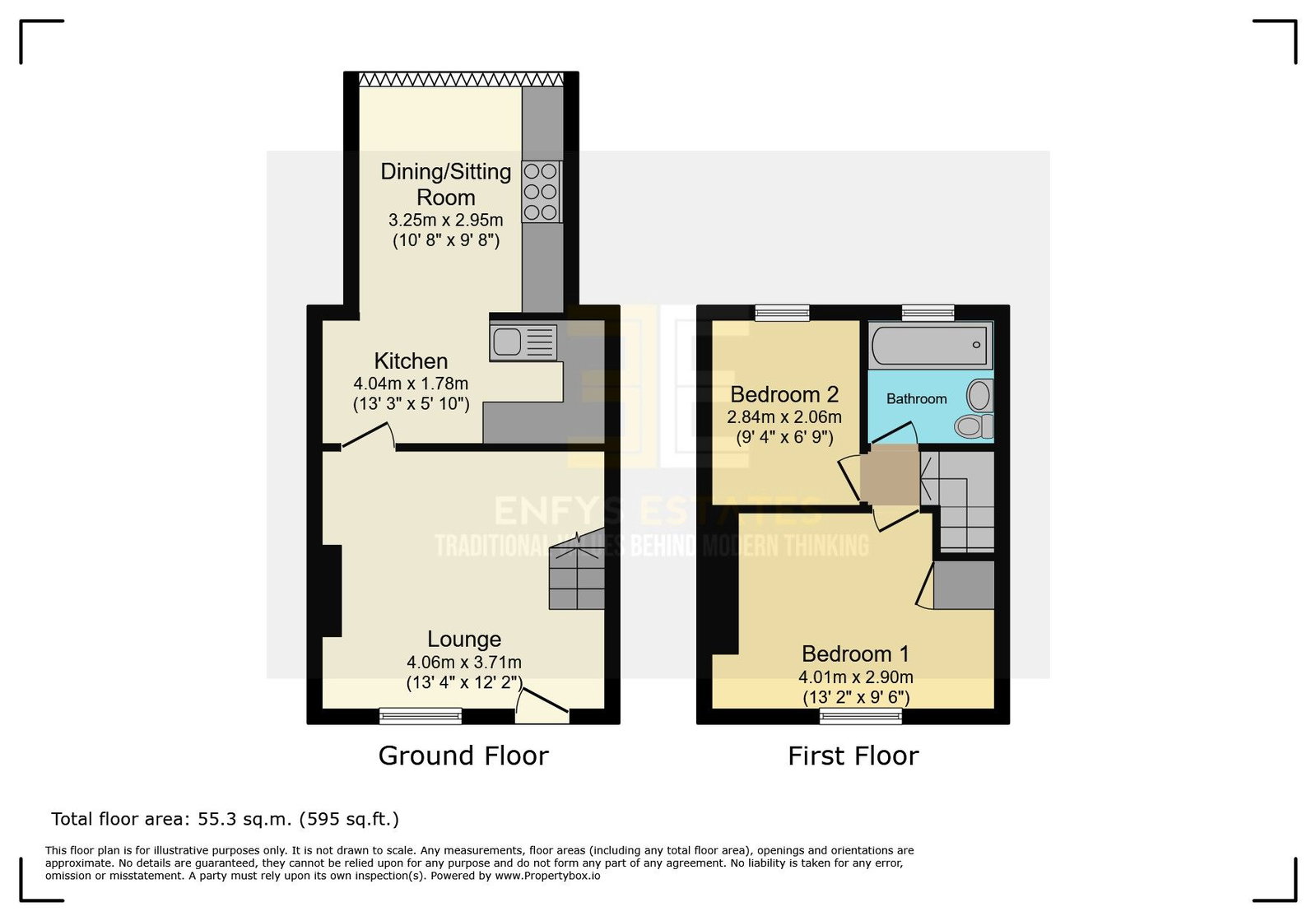 5, Pentai, Colwyn Bay floorplan