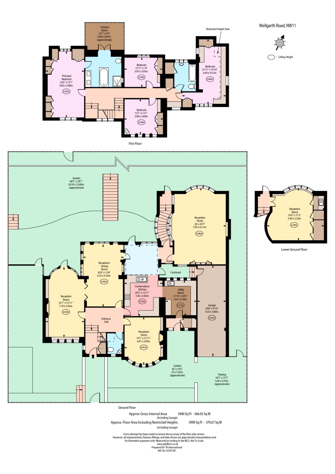 15, Wellgarth Road, London floorplan