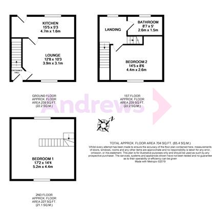 2 Bedrooms Terraced house for sale in Parliament Street, Stroud, Gloucestershire GL5