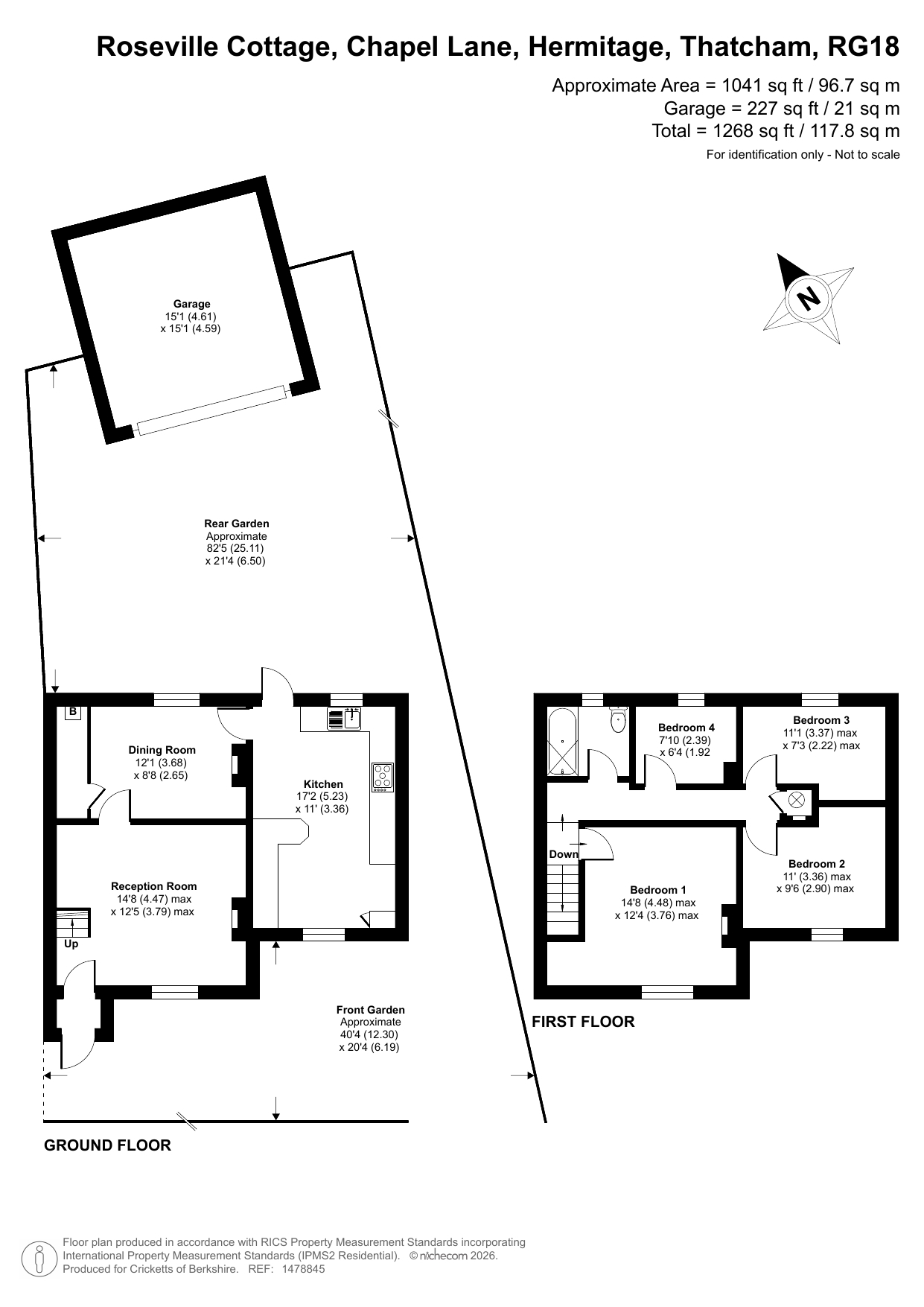 Roseville Cottage, Chapel Lane, Thatcham floorplan