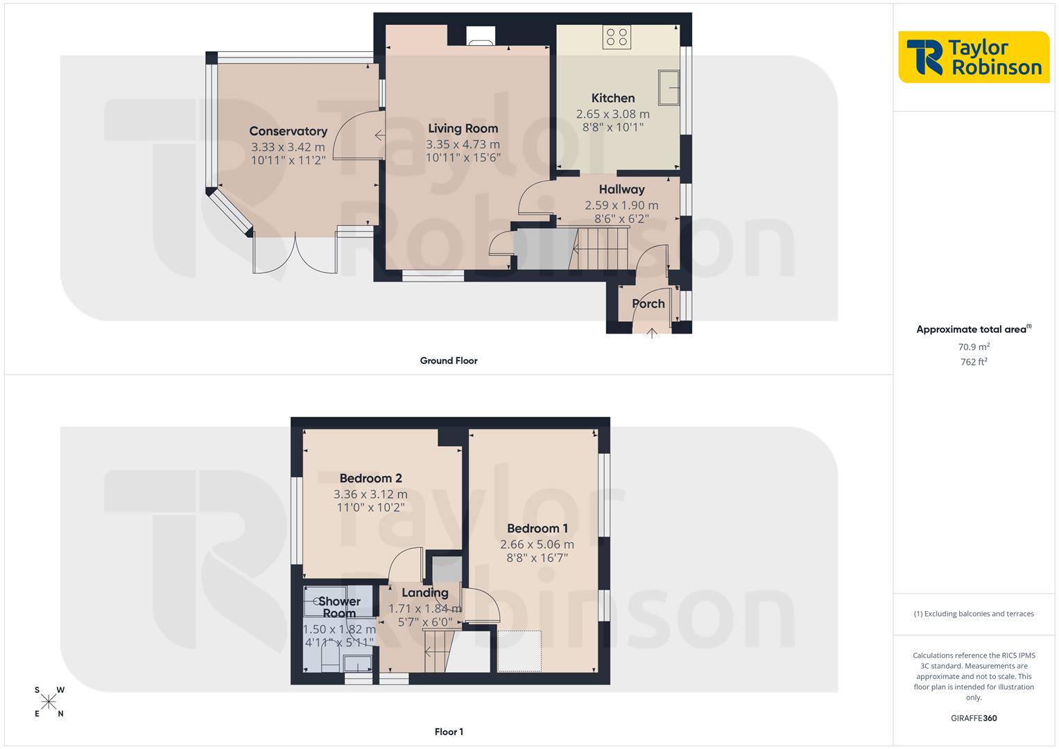 13, The Pasture, Crawley floorplan