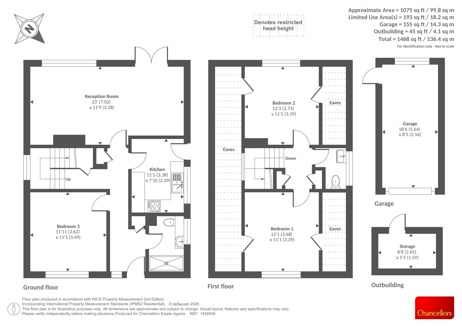 17, Andrews Way, Marlow floorplan