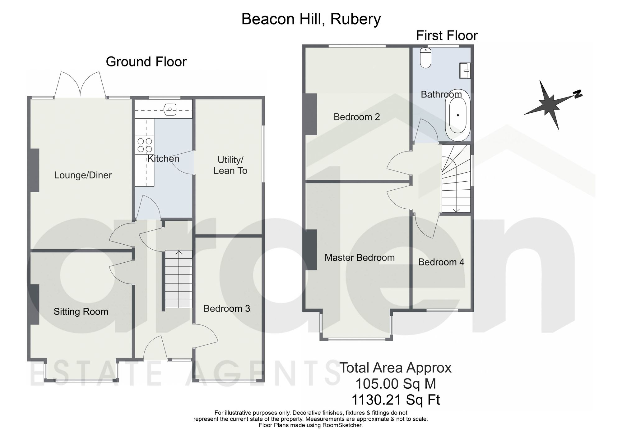 6 Beacon Hill, Birmingham floorplan