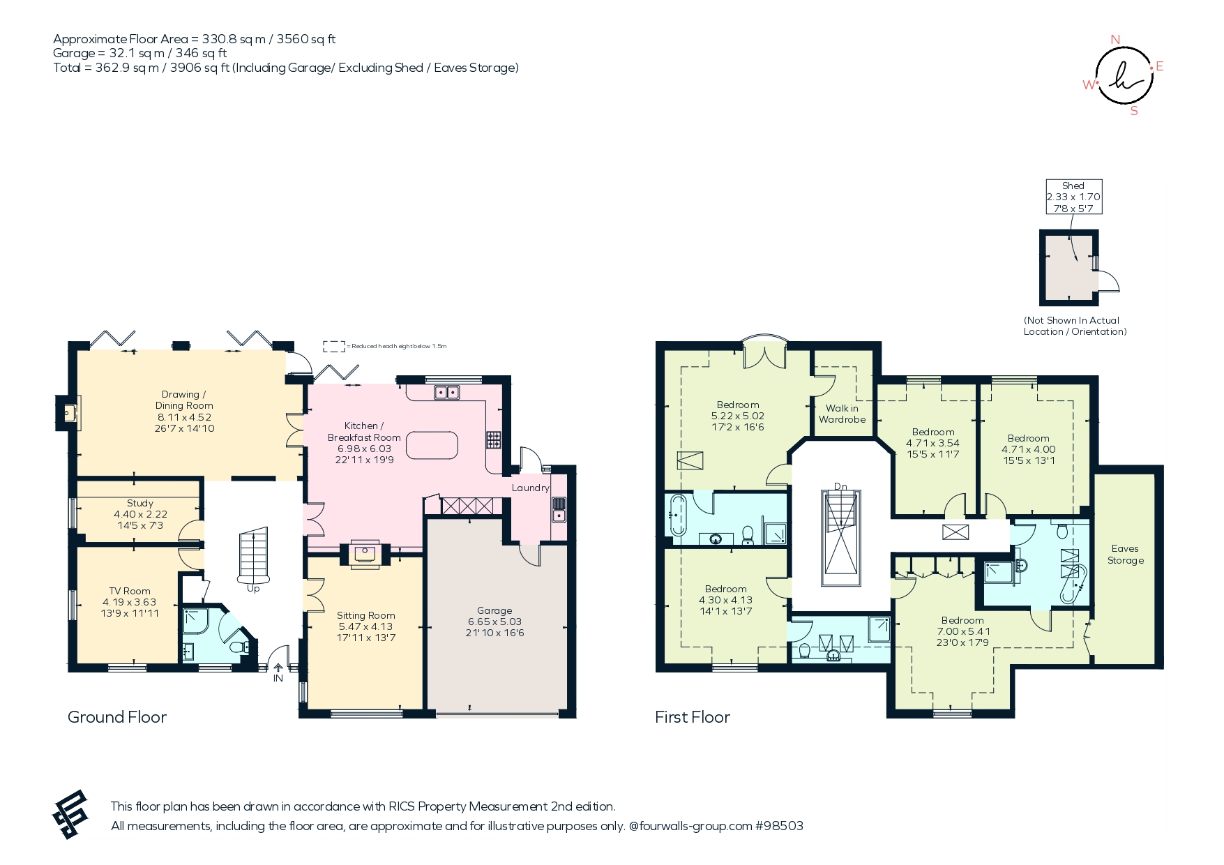 Pavenham, Basted Lane, Crouch floorplan