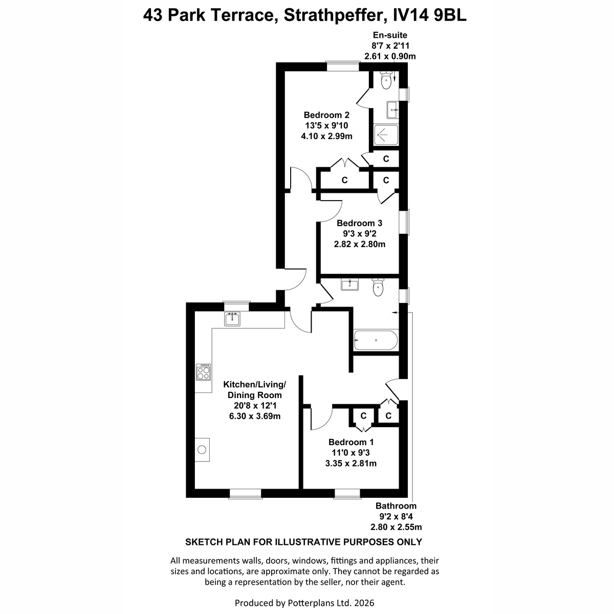 43, Park Terrace, Strathpeffer floorplan