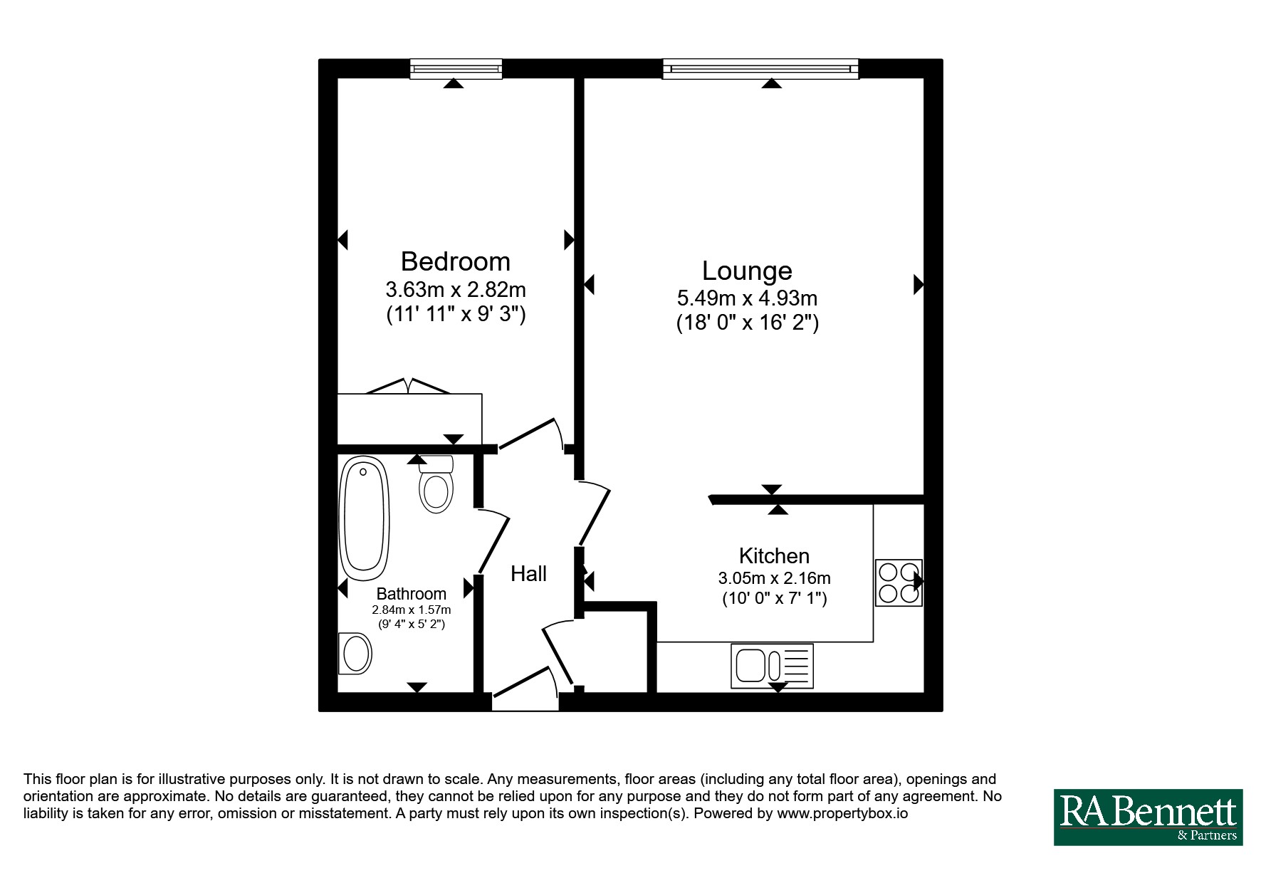 Apartment 4,, Newport House, Worcester floorplan
