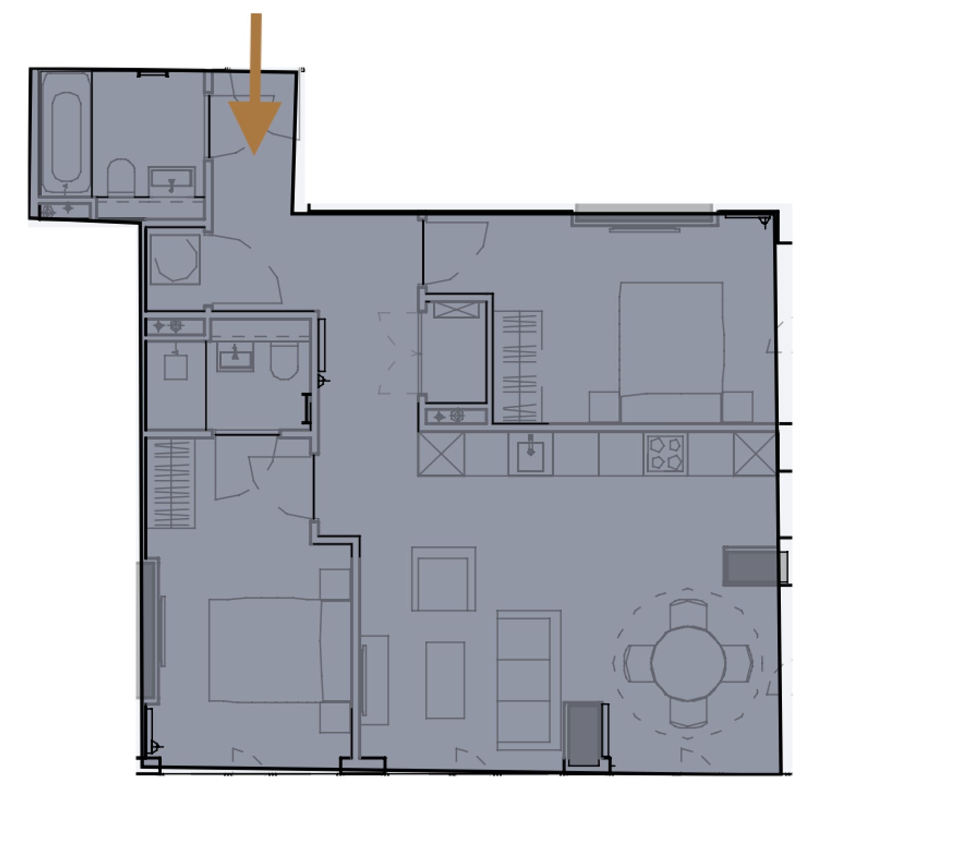 2103, One Port Street, 80 Port Street, Manchester floorplan