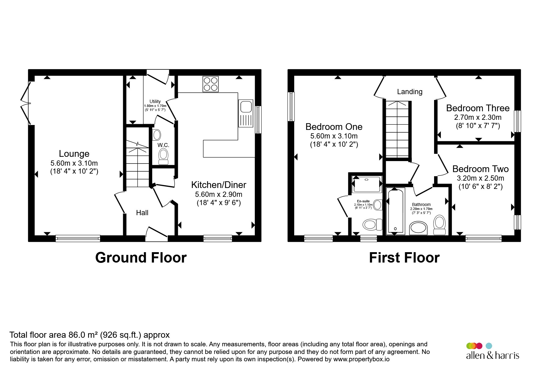 14, Lily Road, Frome floorplan