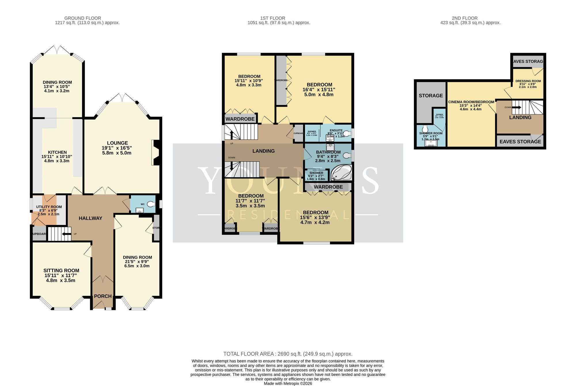 48 The Parkway, Canvey Island floorplan
