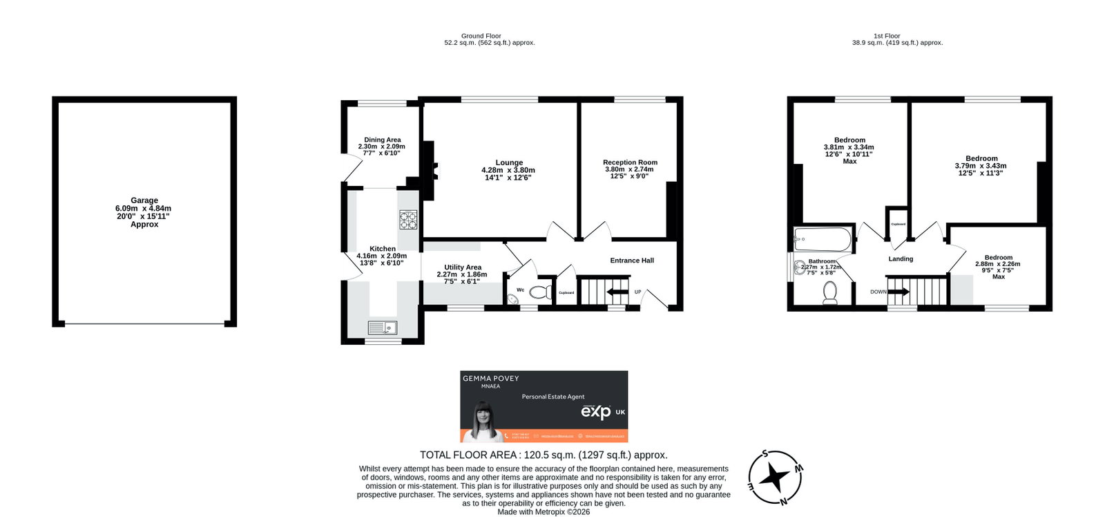 2, Penybont, Abergavenny floorplan