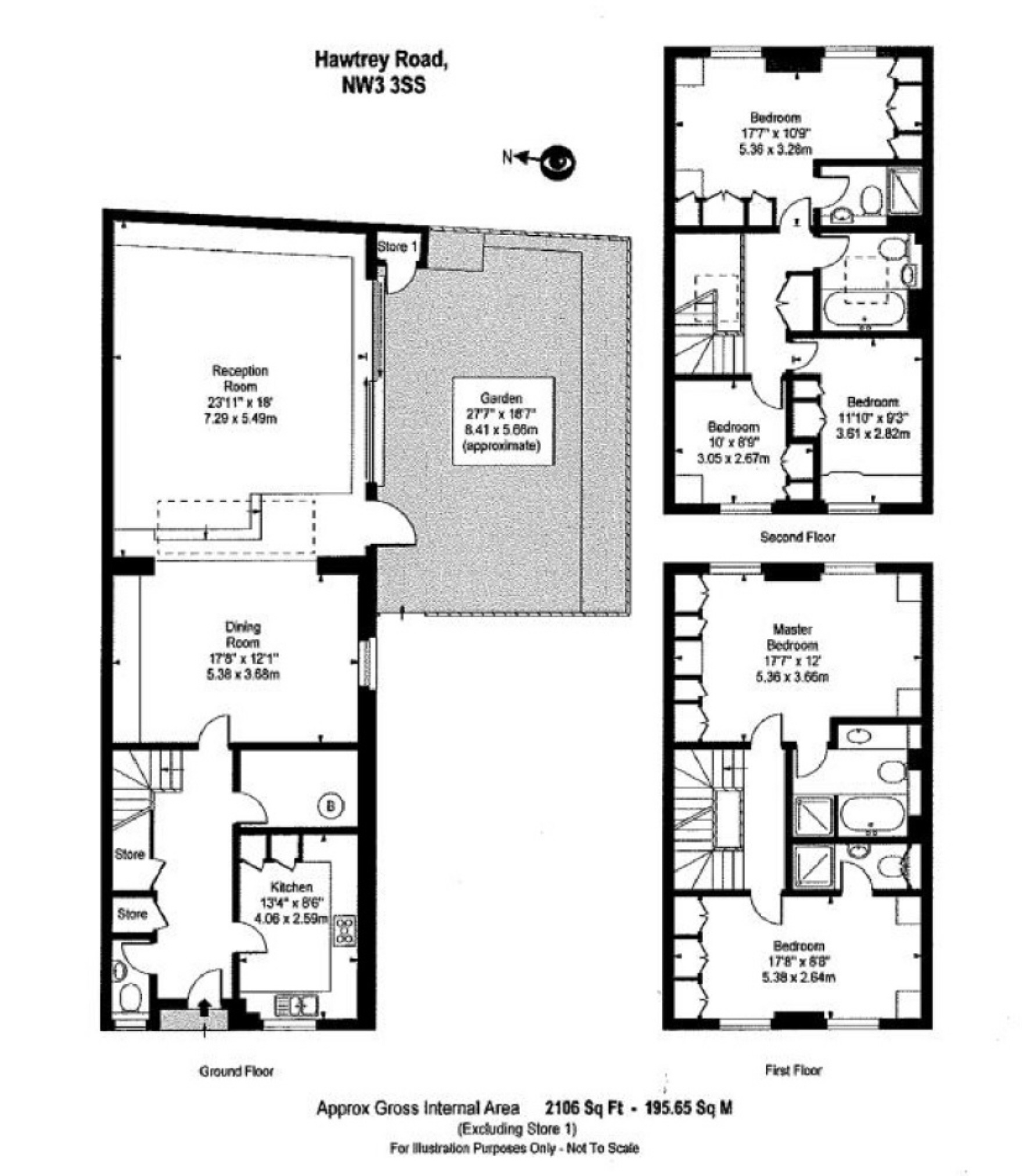 Hawtrey Road, Swiss Cottage, London NW3, 5 bedroom property to rent