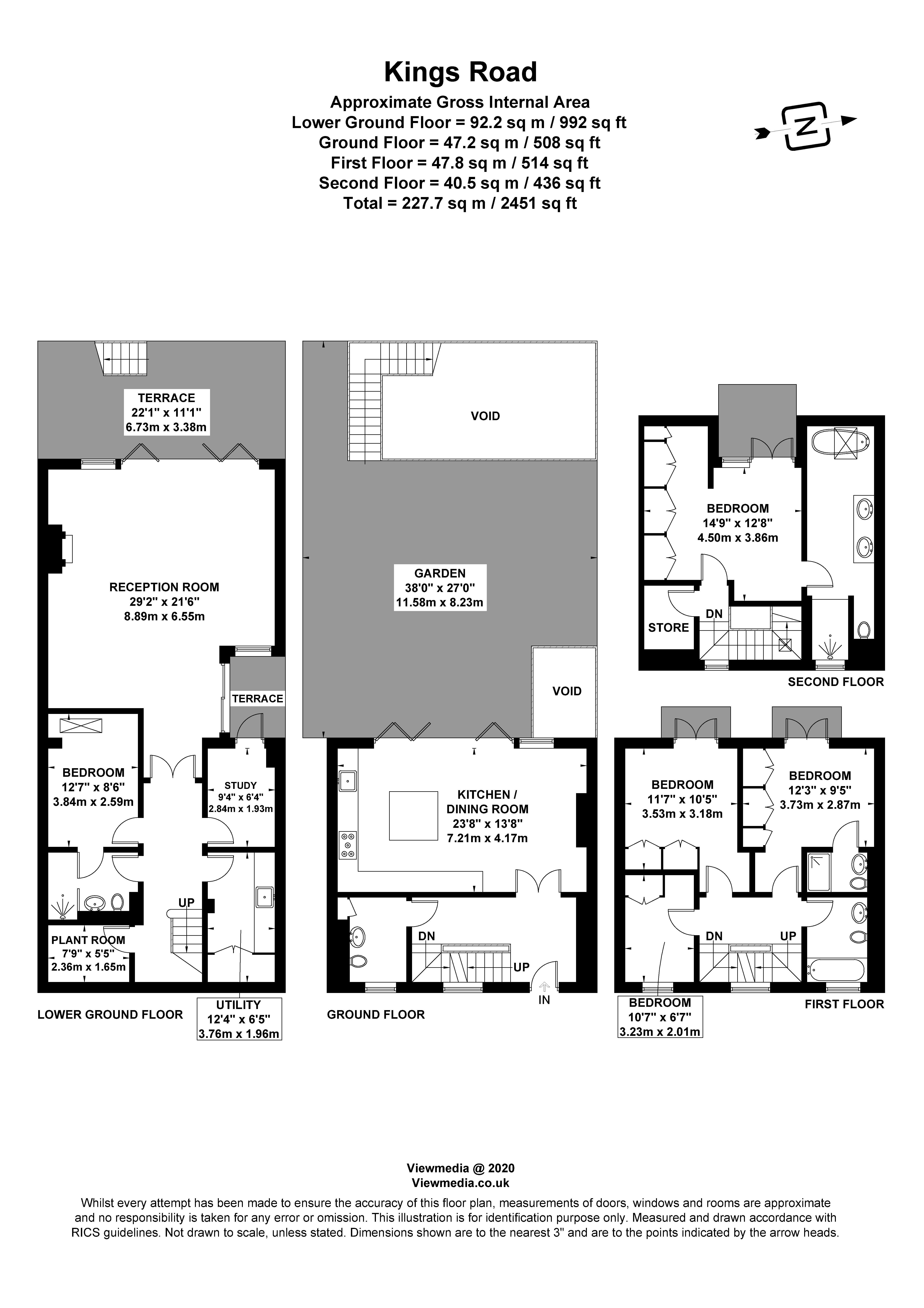 77, Kings Road, Richmond floorplan