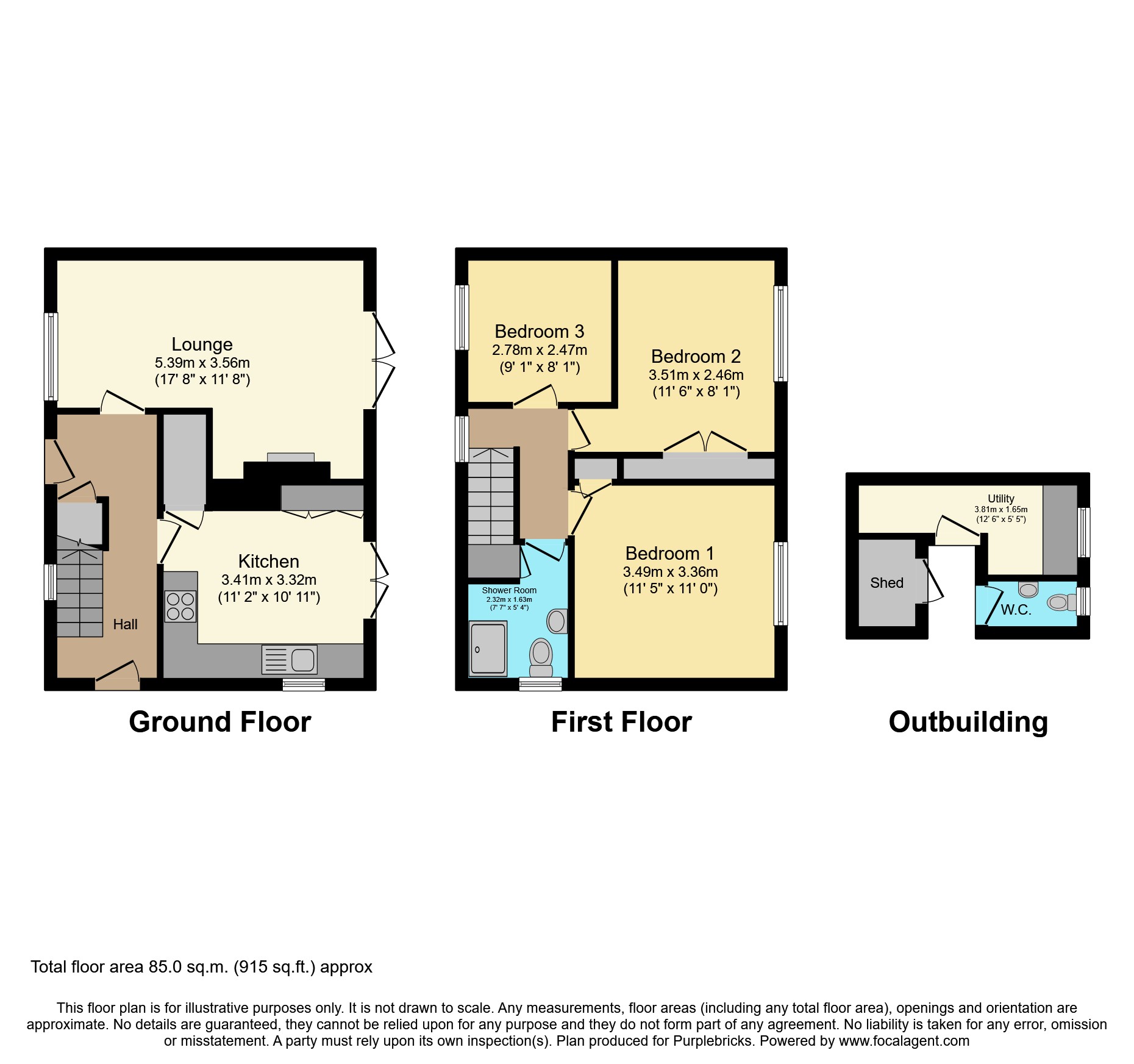 3, The Crescent, York floorplan