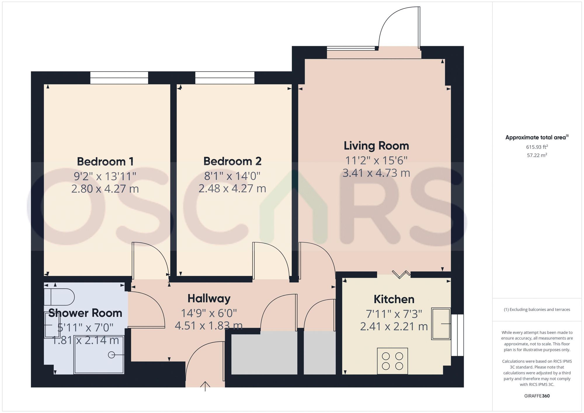 5 Albion Court, Hull floorplan