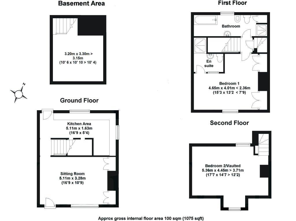 Josselin House, 37, Castle Street, Saffron Walden floorplan