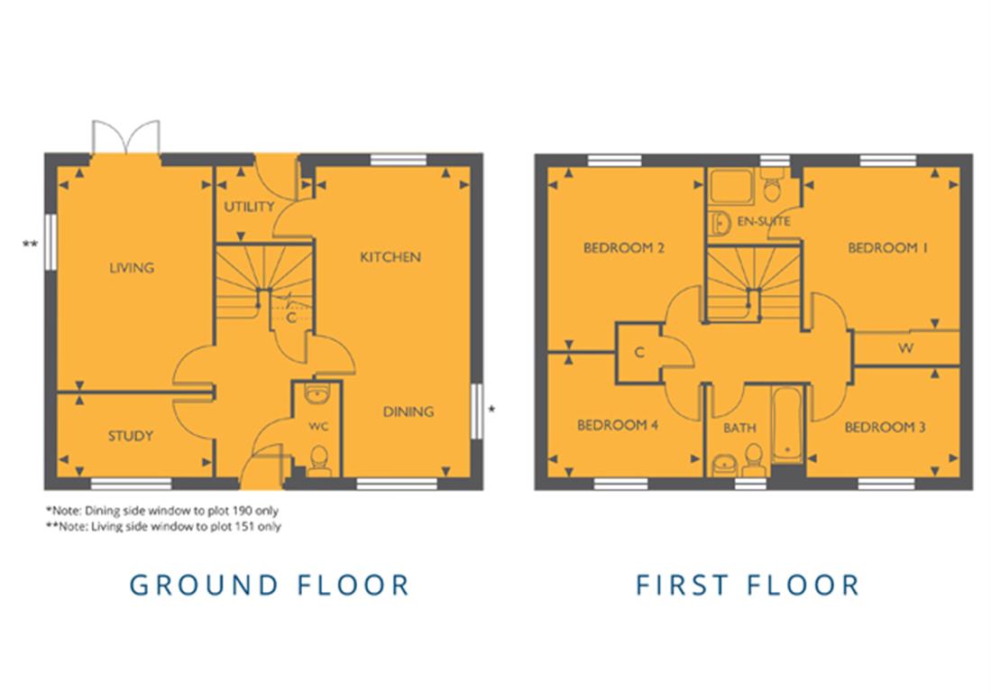 Plot 102b, The Crouch A, Meadow Gardens, Clacton-On-Sea floorplan
