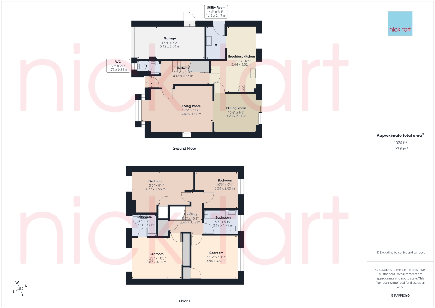 16, Burlington Close, Telford floorplan