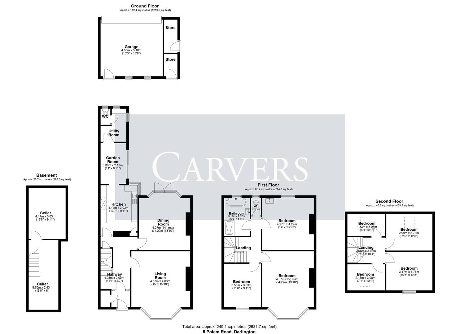 5, Polam Road, Darlington floorplan