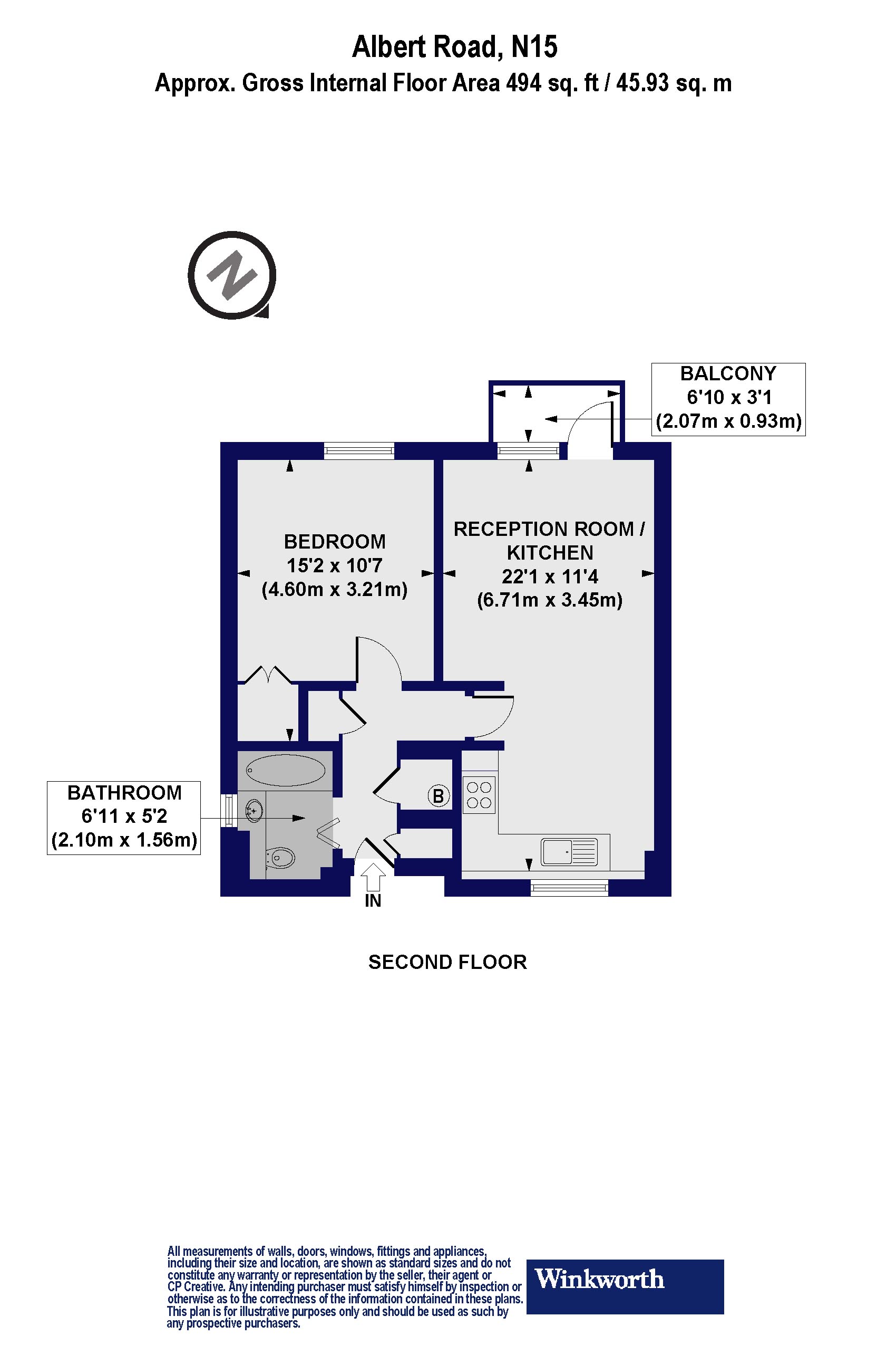 30, Albert Road, London floorplan