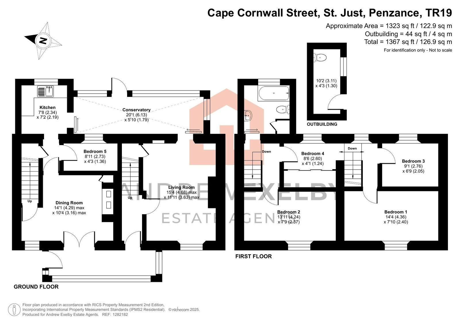 43 - 44, Cape Cornwall Street, Penzance floorplan
