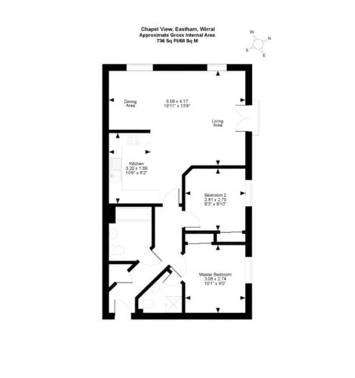 Chapel View, Eastham, Wirral CH62, 2 bedroom flat for sale 64036644