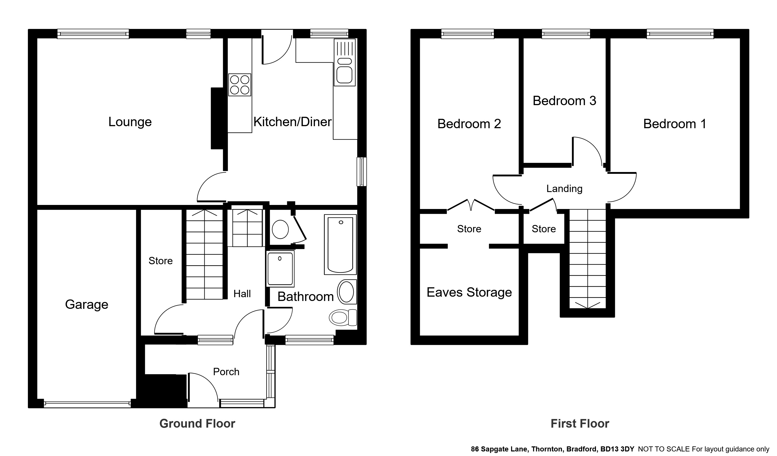 Sapgate Lane, Thornton, Bradford BD13, 3 bedroom end terrace house for ...