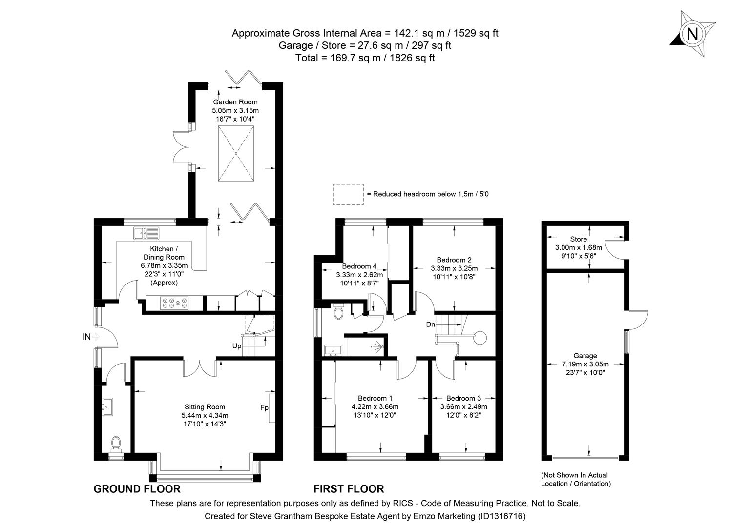 88A, Sunderton Lane, Clanfield floorplan