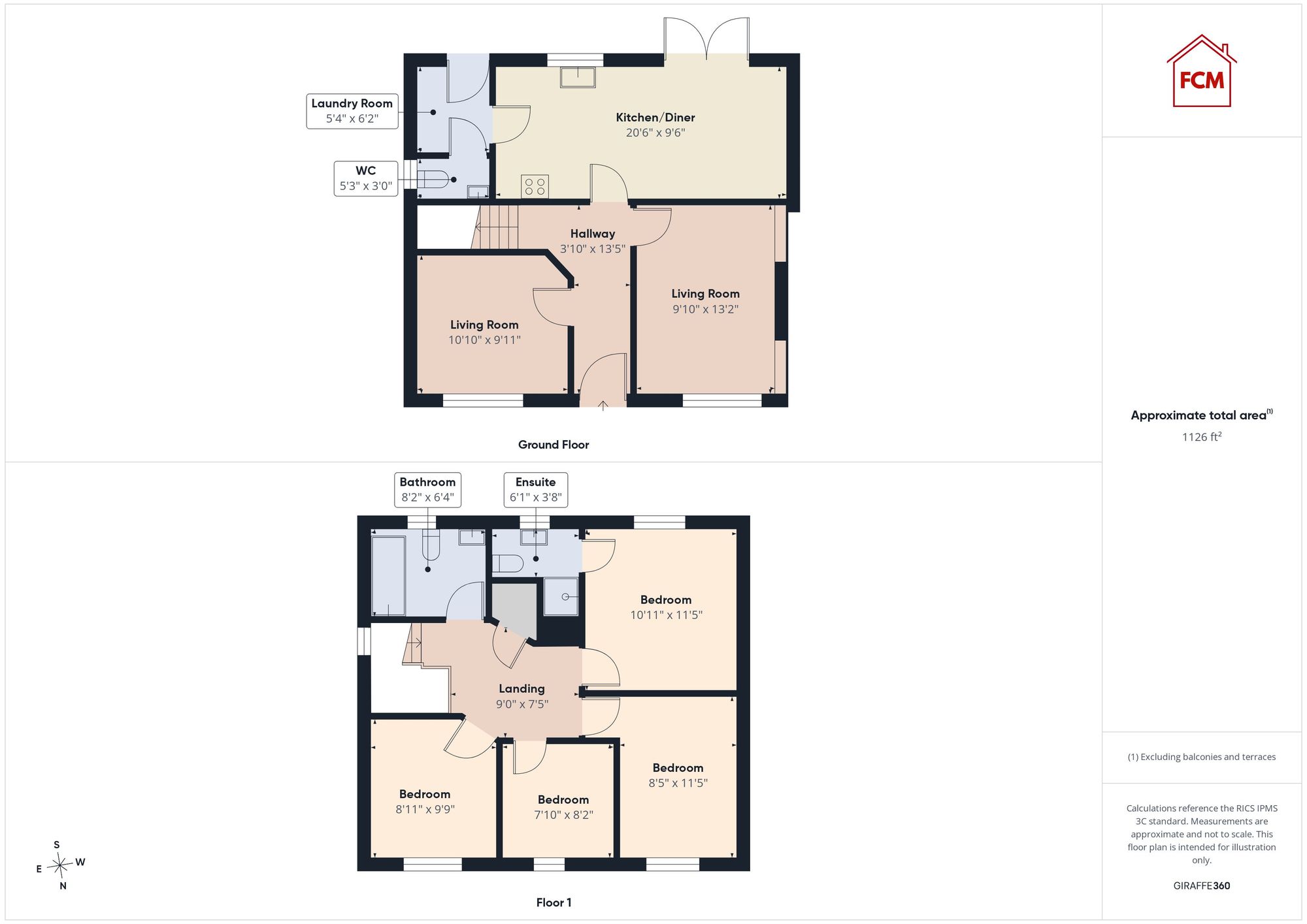 6 Admiral Close, Workington floorplan