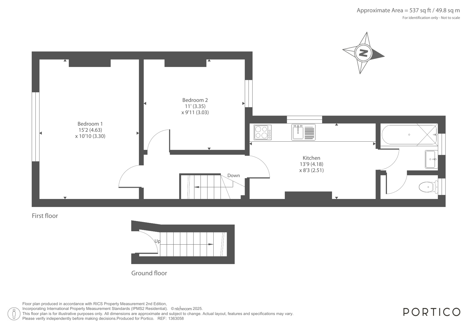 5b, Heyworth Road, London floorplan
