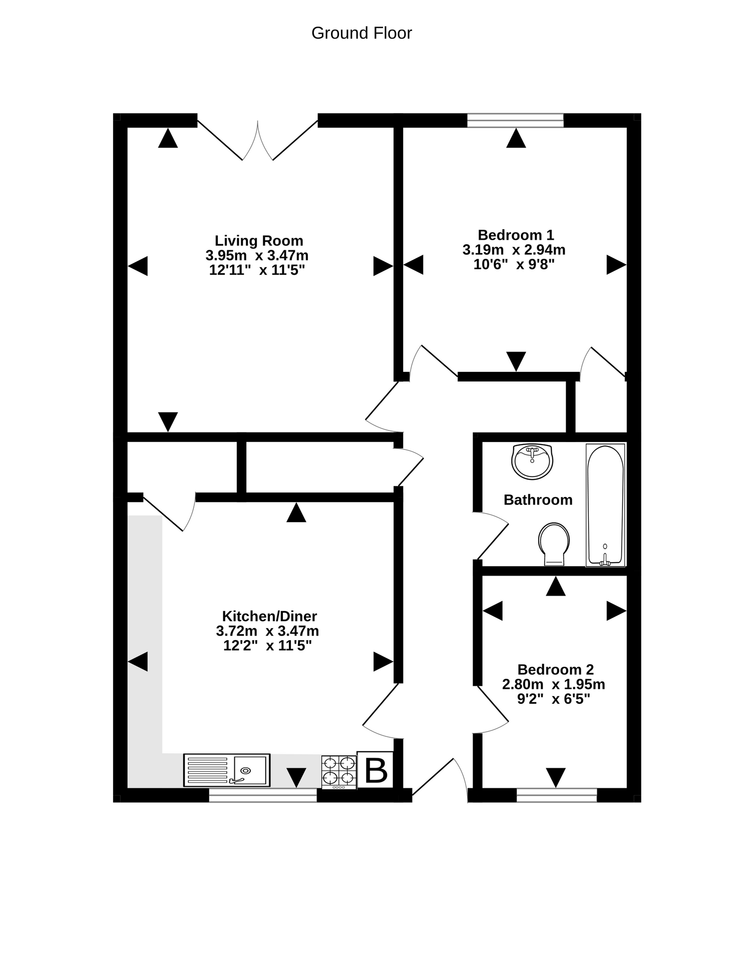 7 Turnberry Walk, Bristol floorplan