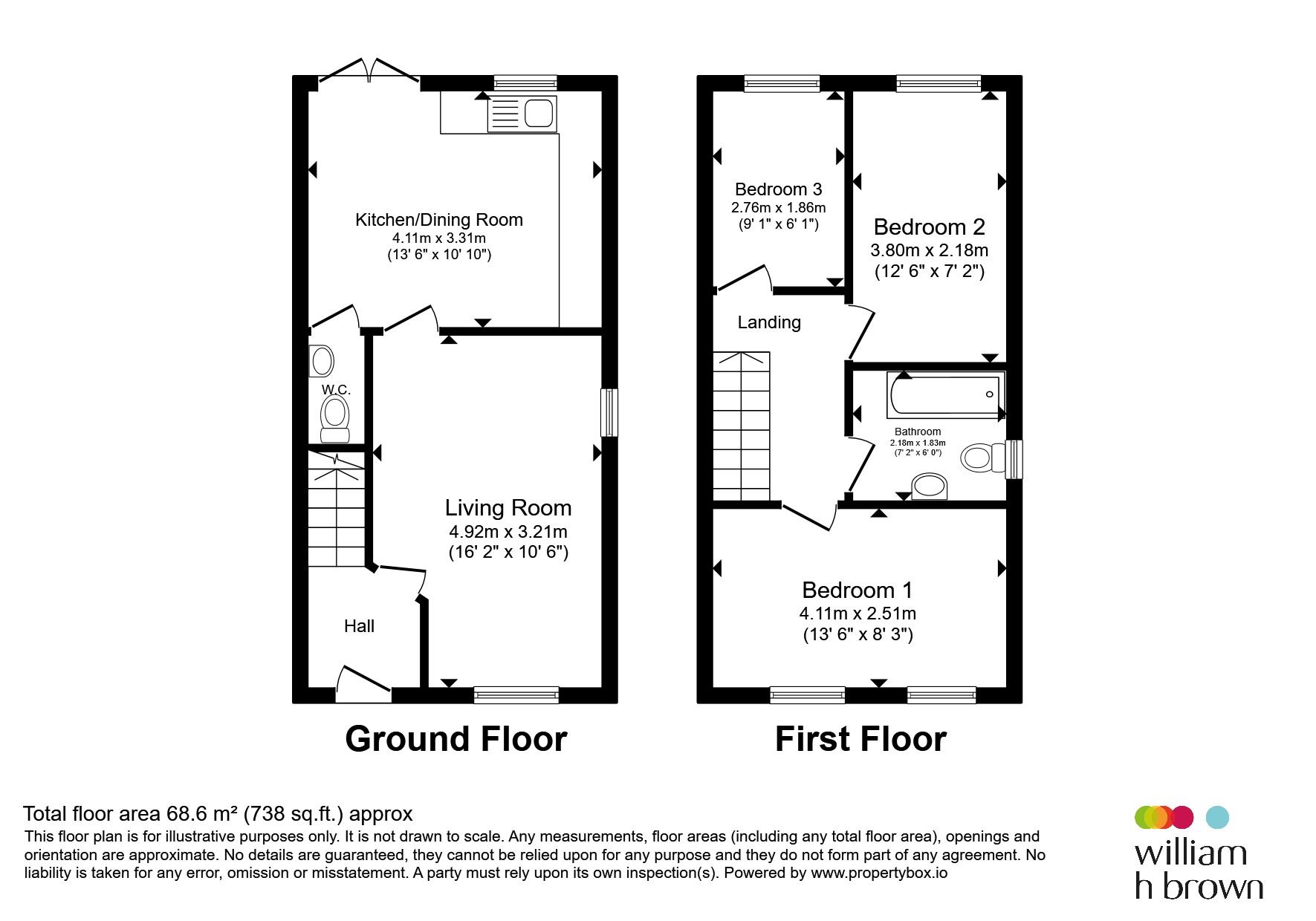 24, Woodland Walk, Pontefract floorplan
