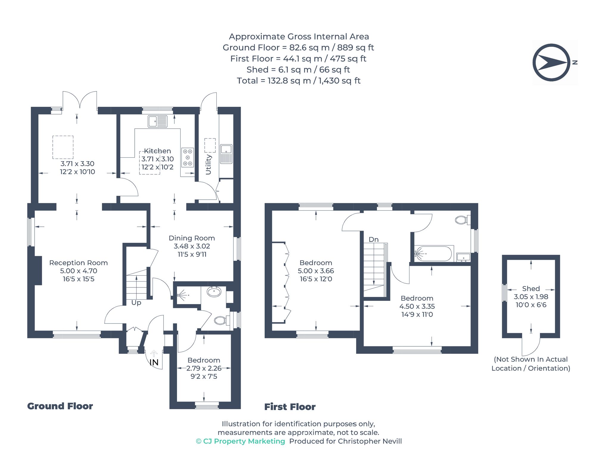 1 Hamilton Road, Uxbridge floorplan