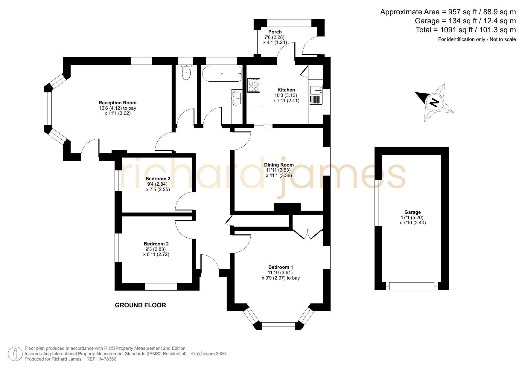 1, Mill Close, Wroughton floorplan