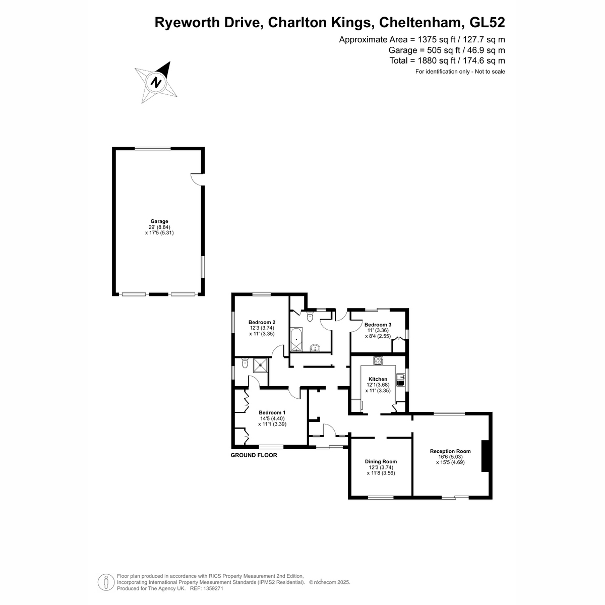 Heather Brae, Ryeworth Drive, Cheltenham floorplan