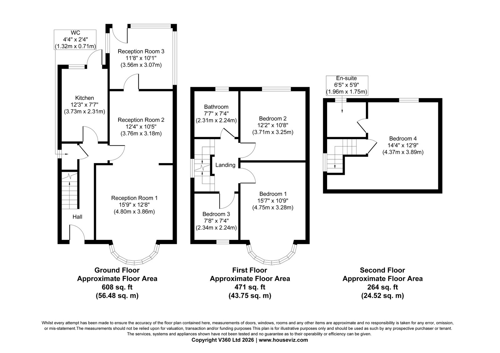 53, Lynton Avenue, London floorplan