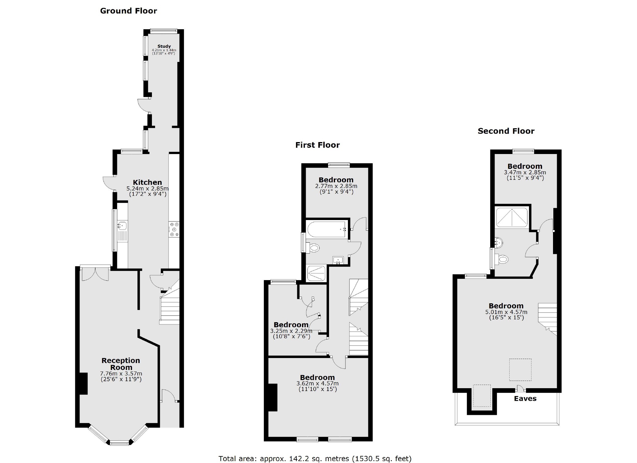 Pemberton Road, East Molesey floorplan