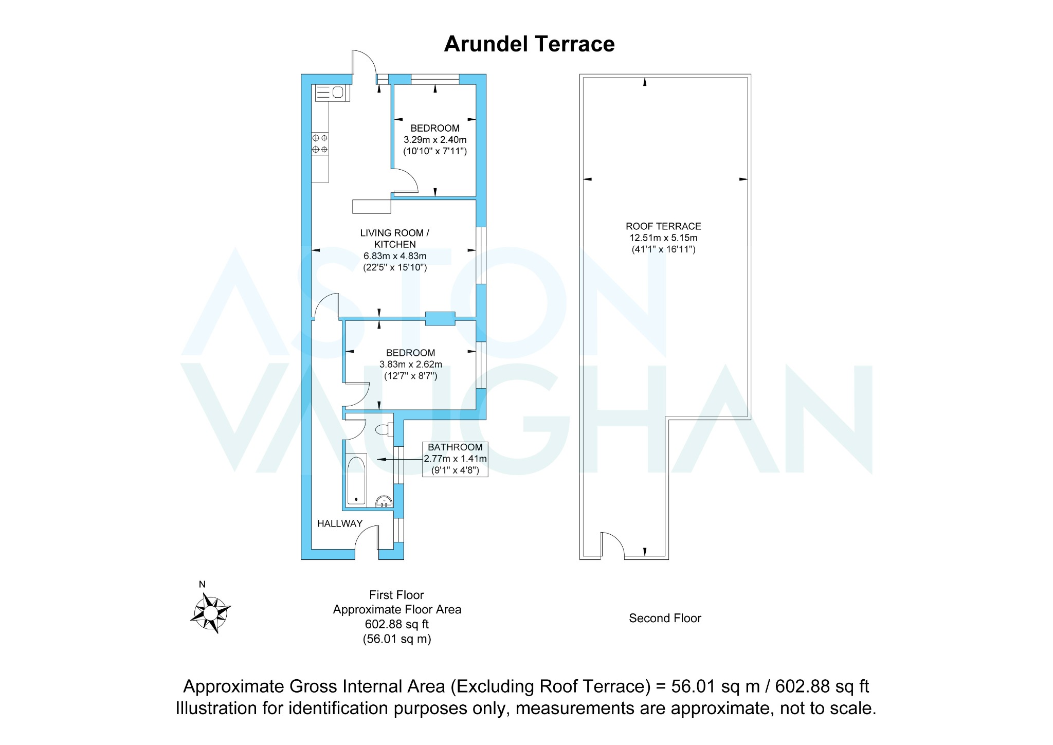 Flat 2, 5 Arundel Terrace, East Sussex floorplan