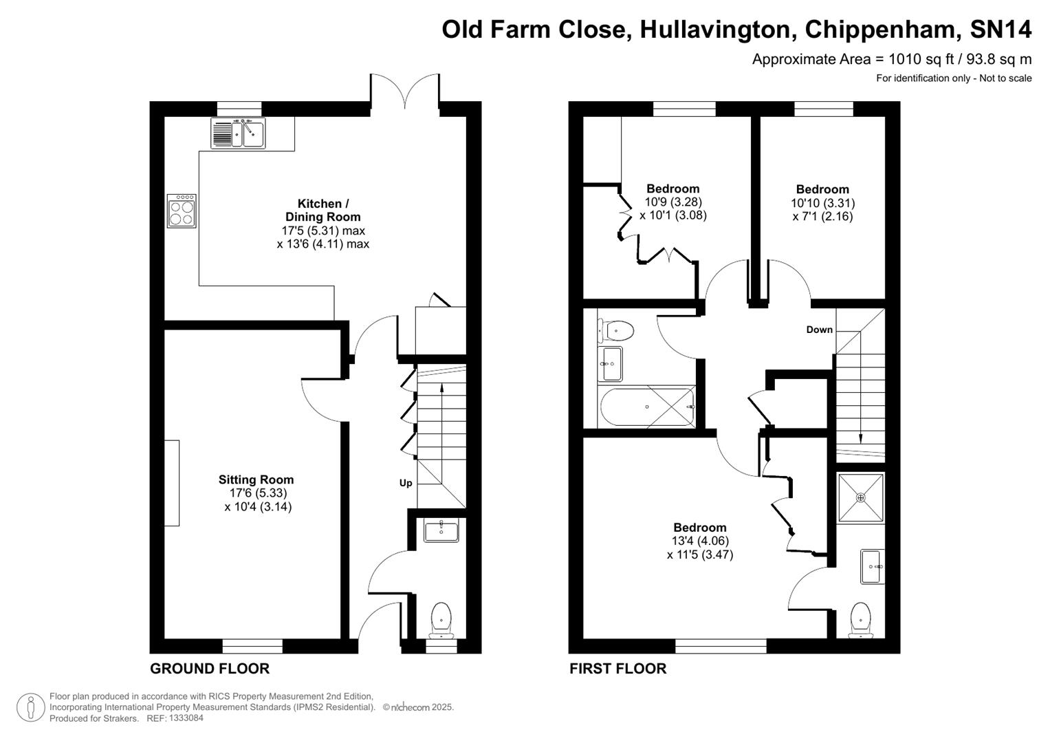 8, Old Farm Close, Hullavington floorplan