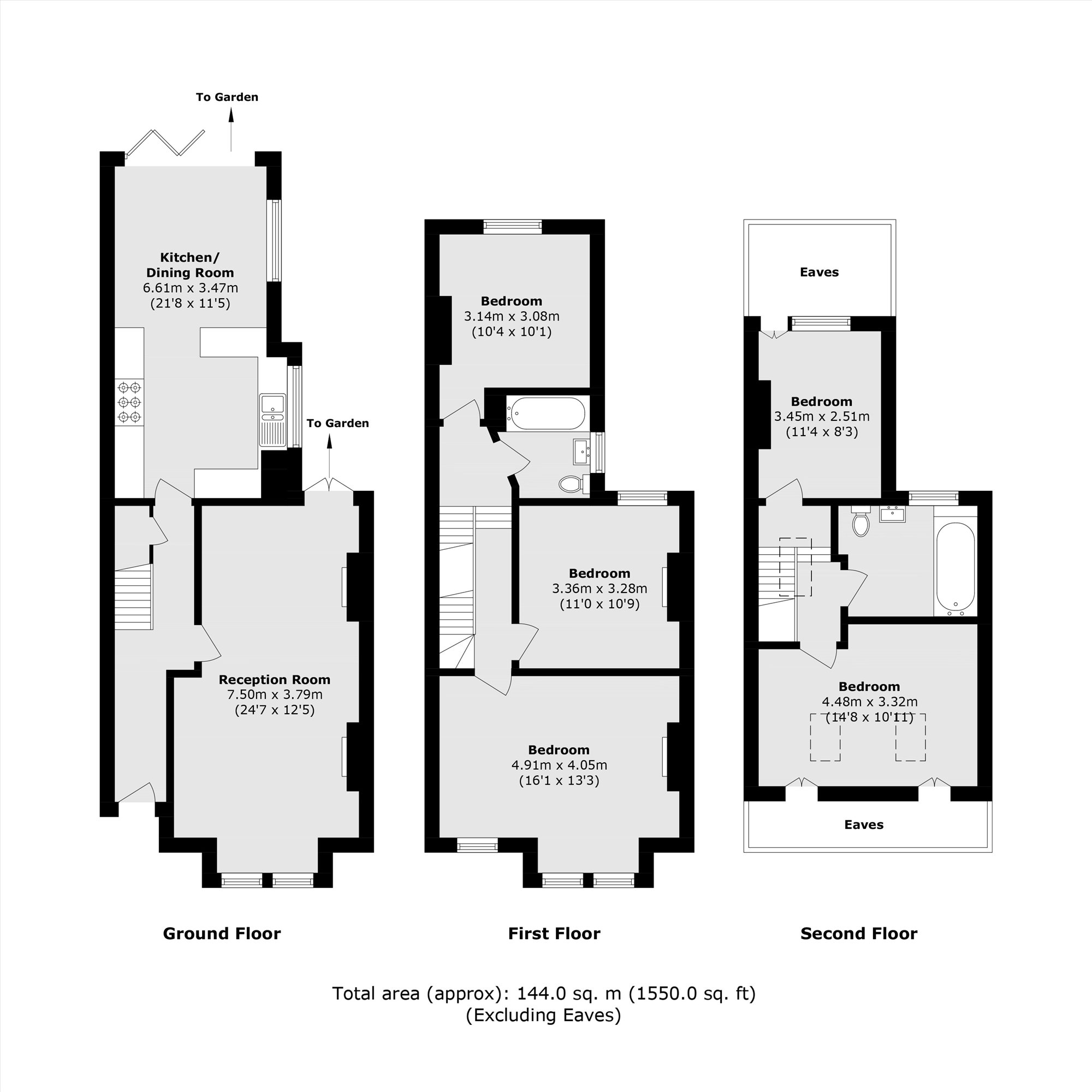 31, Hopedale Road, London floorplan