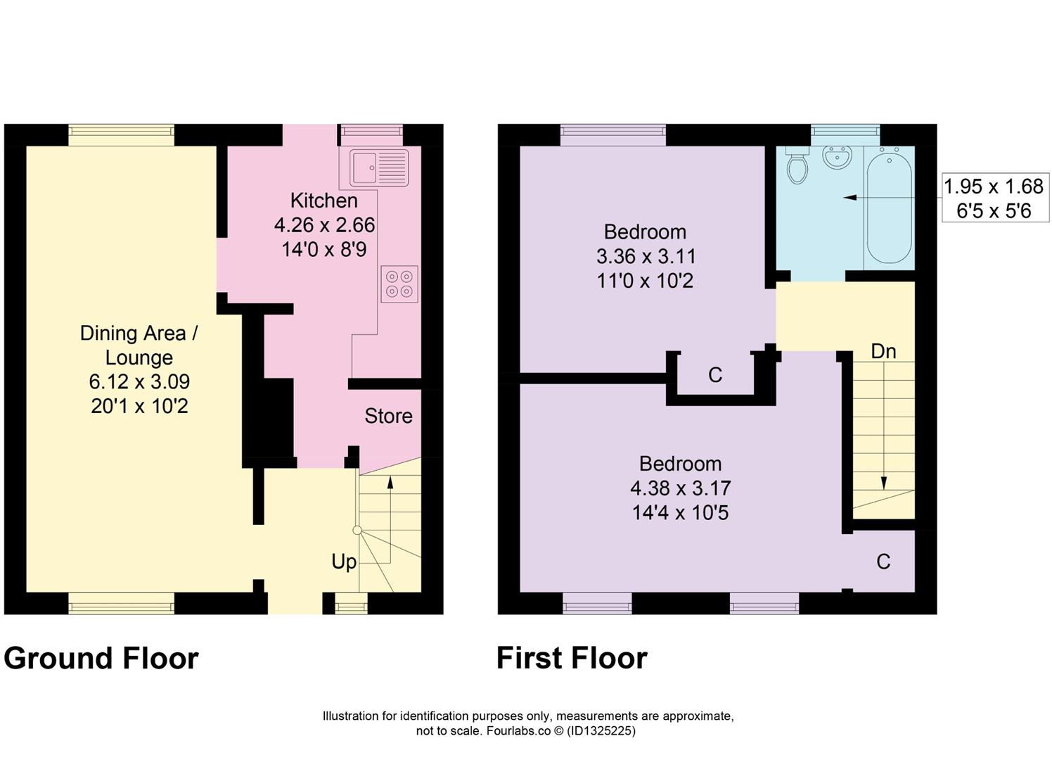 59, Huntly Road, Dundee floorplan